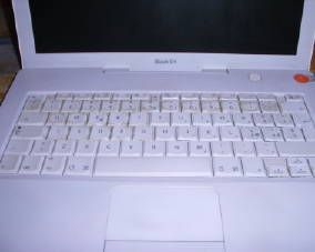 iBook G4 keyboard